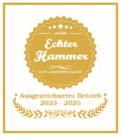 Siegel gold Echter Hammer 2023 2025